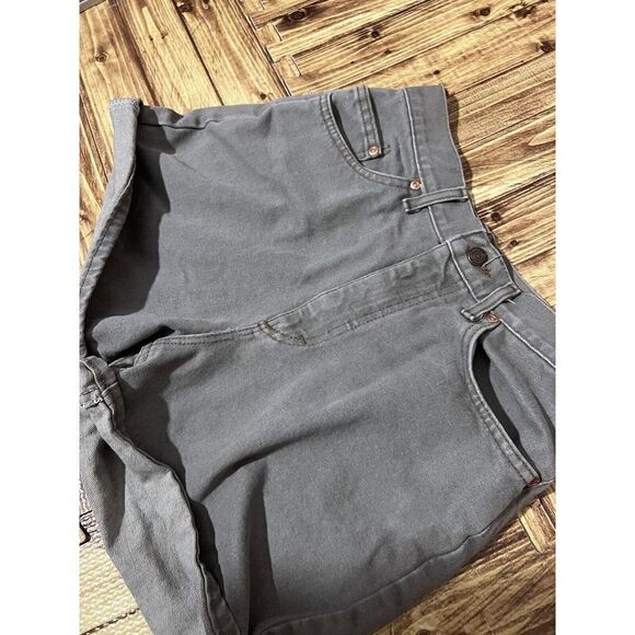 Womens Juniors Lee Shorts Size 11 Pebble Gray - Picture 3 of 10